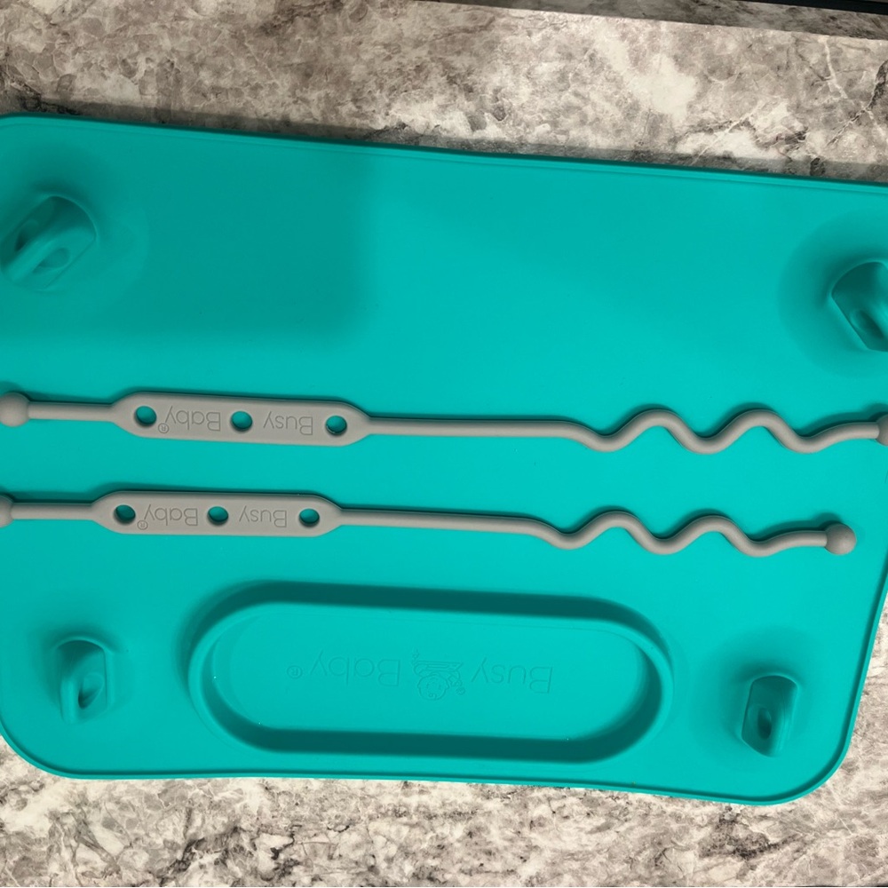 Busy Baby Teal Silicone Activity Tray
